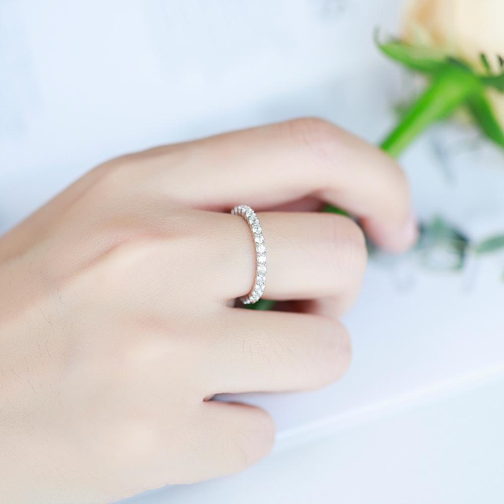 Moissanite Eternity Ring