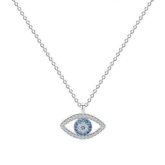 Cubic Zirconia Eye Pendant