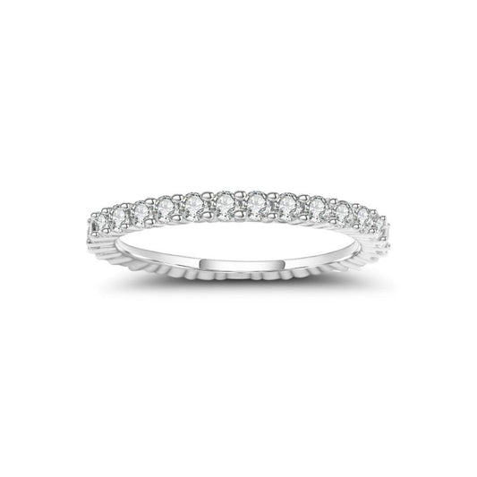 Moissanite Eternity Ring